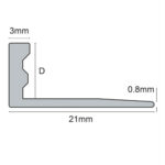ESP PVC Straight Edge Trim Colour Follow-up