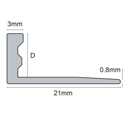 ESP PVC Straight Edge Trim Follow-up