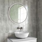Kaci LED Mirror - 600mm, Gun Metal