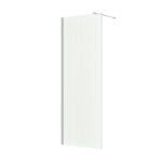 Emmi Wetroom Panel 8mm - Glass Only - 900mm, Fluted