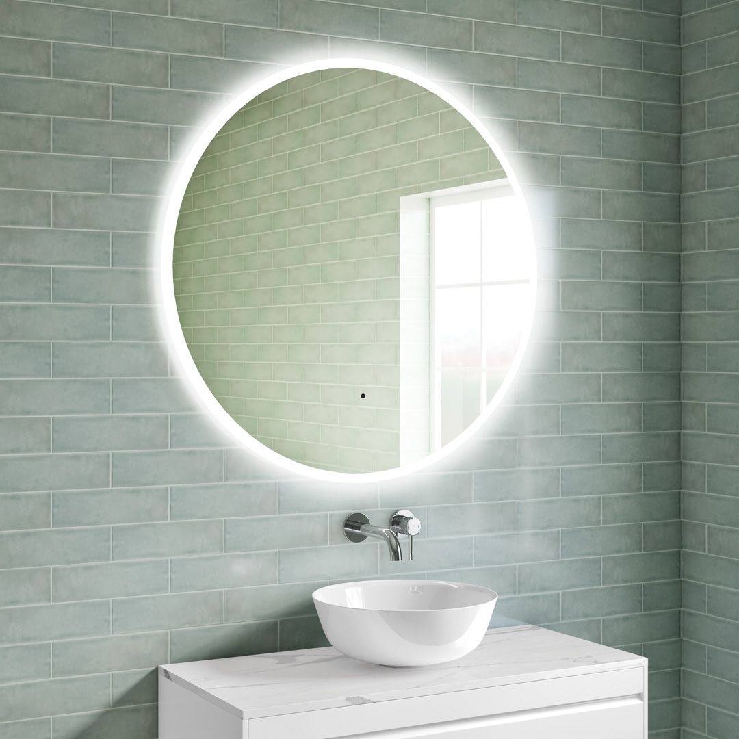 zane_100_led_mirror_cold_carrara_wt Zane LED Mirror - Image 1